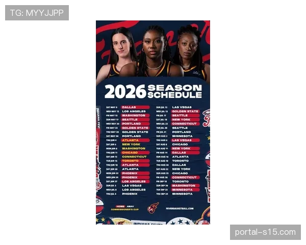“wnba公布2026赛季完整赛程，揭幕战为自由人对阵王牌”
